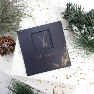 Lotus Pendant Necklace – NWT – 18 Inch Chain